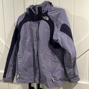 Girls Purple Waterproof Double Lined Winter Jacket
